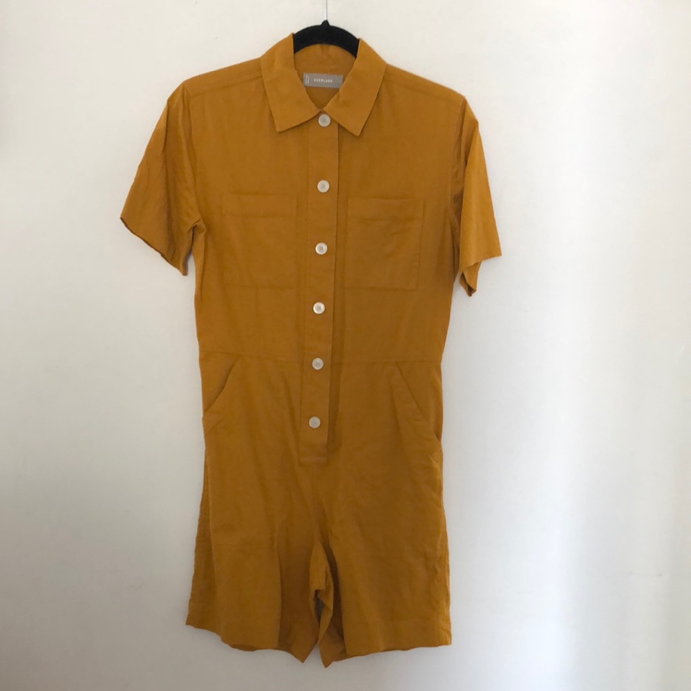 Everlane Short Sleeve Romper Size 0